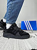 Чоловічі та жіночі кросівки Adidas Forum Low Bad Bunny Black чорні Адідас Форум Бед Банні Лоу замшеві на липучці, фото 8