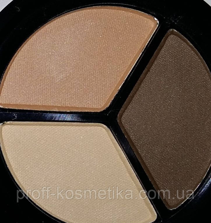 Тіні для повік Потрійні Матові Люкс (103) Triple Eyeshadows Trio Matt Paese