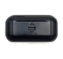 Бездротові навушники TWS F9 Wireless, bluetooth навушники TWS F9 Wireless, Чорні навушники, фото 4