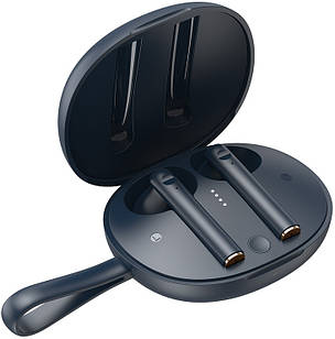 Навушники бездротові Baseus Encok W05 блютуз Bluetooth Б2221 Синій