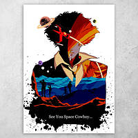 Аниме плакат постер "Ковбой Бибоп / Cowboy Bebop" №2