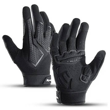 Тактичні сенсорні рукавички повнопалі FQ103B147 на липучці (Чорний) XL