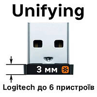 Logitech Unifying C-U0012 3 мм адаптер ресивер приемник