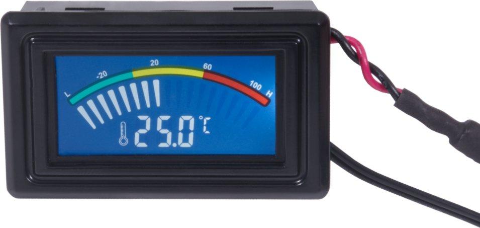 Alphacool Core Temperatursensor G1/4 IG/IG mit C/F Display