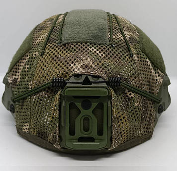 Тактичний шолом (NIJ IIIA) з кавером + запасні м'які вставки + кріплення (Мультики) M