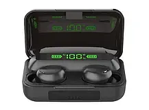 Навушники TWS BTH-F9-5 бездротові, Бездротові сенсорні Bluetooth навушники 2000 мА·год Чорні, фото 5