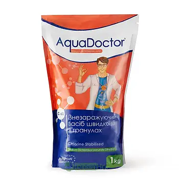 Хімія для басейну Шок Хлор AquaDoctor C60 1 кг