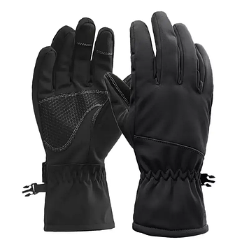 Тактичні зимові рукавички (розмір XL) Чорний