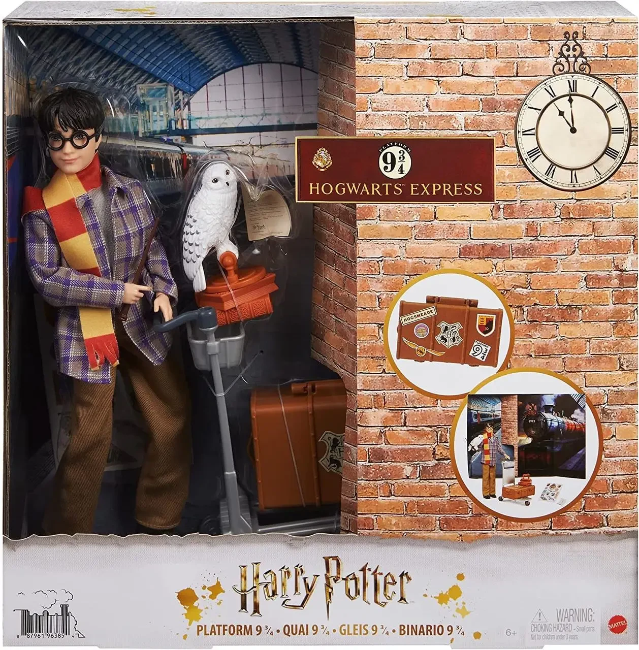 Ігровий набір Лялька Гаррі Поттер на платформі 9 3/4 Оригінал Harry Potter Collectible Platform 9 3/4 GXW31 - фото 1 - id-p1855941494