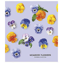 Зошит 60 арк. клітинка, ОБК. УФ-ЛАК "Школярик" / Meadow Flowers, фото 6