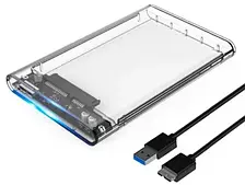 Кишеня для жорсткого диска 2.5 USB 3.0 SATA ДИСК КАРМАН КОРПУС + КОБЕЛЬ