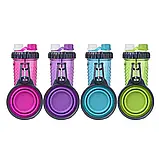 Пляшка подвійна для собак і кішок для води зі складаною мискою H-DuOTM with Companion Cup, фото 2