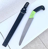 Садова ручна пила з чохлом Geolia 28 см (загальна довжина 42 см)