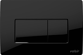 Клавіша змиву для інсталяції Valsir Tropea S P1 чорна глянсова (механіка) (Італія) VS0871302