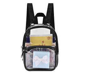 Щільний прозорий силіконовий рюкзак для модних дівчат, фото 2
