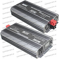 Инвертор с чистой синусоидой 12V в 220V ProFix-2000W (макс.4000W) без зарядки + LCD дисплей