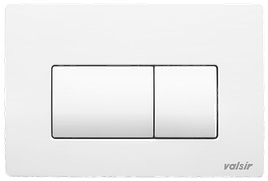 Панель змиву механічна Valsir P1 Tropea 3 біла 3/6 л VS0871301