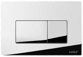 Клавіша змиву для інсталяції Valsir Tropea S P1 хром (пневматика) 3/6 л VS0872635