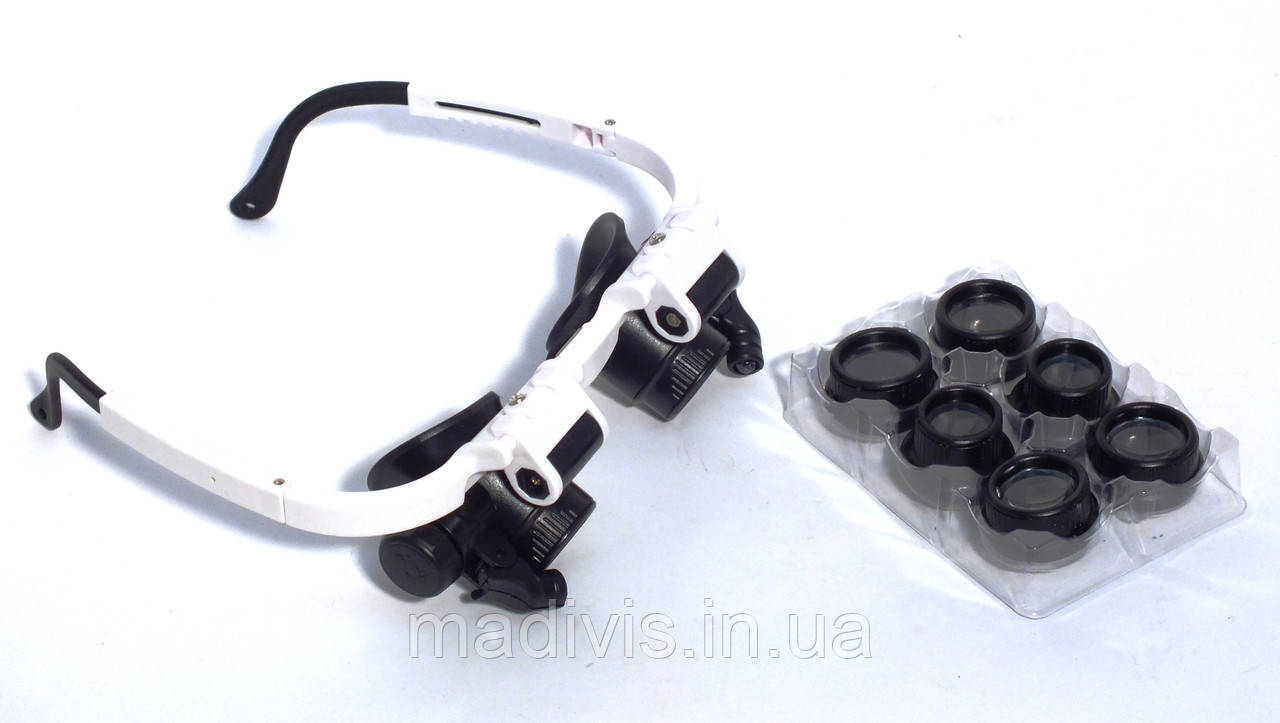 Бінокулярні окуляри 9892H-2 з LED-підсвіткою, 4 режими збільшення, фото 1