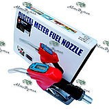 Пістолет перекачування палива ДК із цифровим лічильником 75 л/хв, фото 2