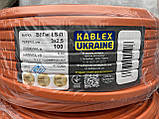 Кабель негорючий ВВГнг ls П 3х2.5 повний переріз, провід мідний Одеса Каблекс (бухта 100м), фото 3