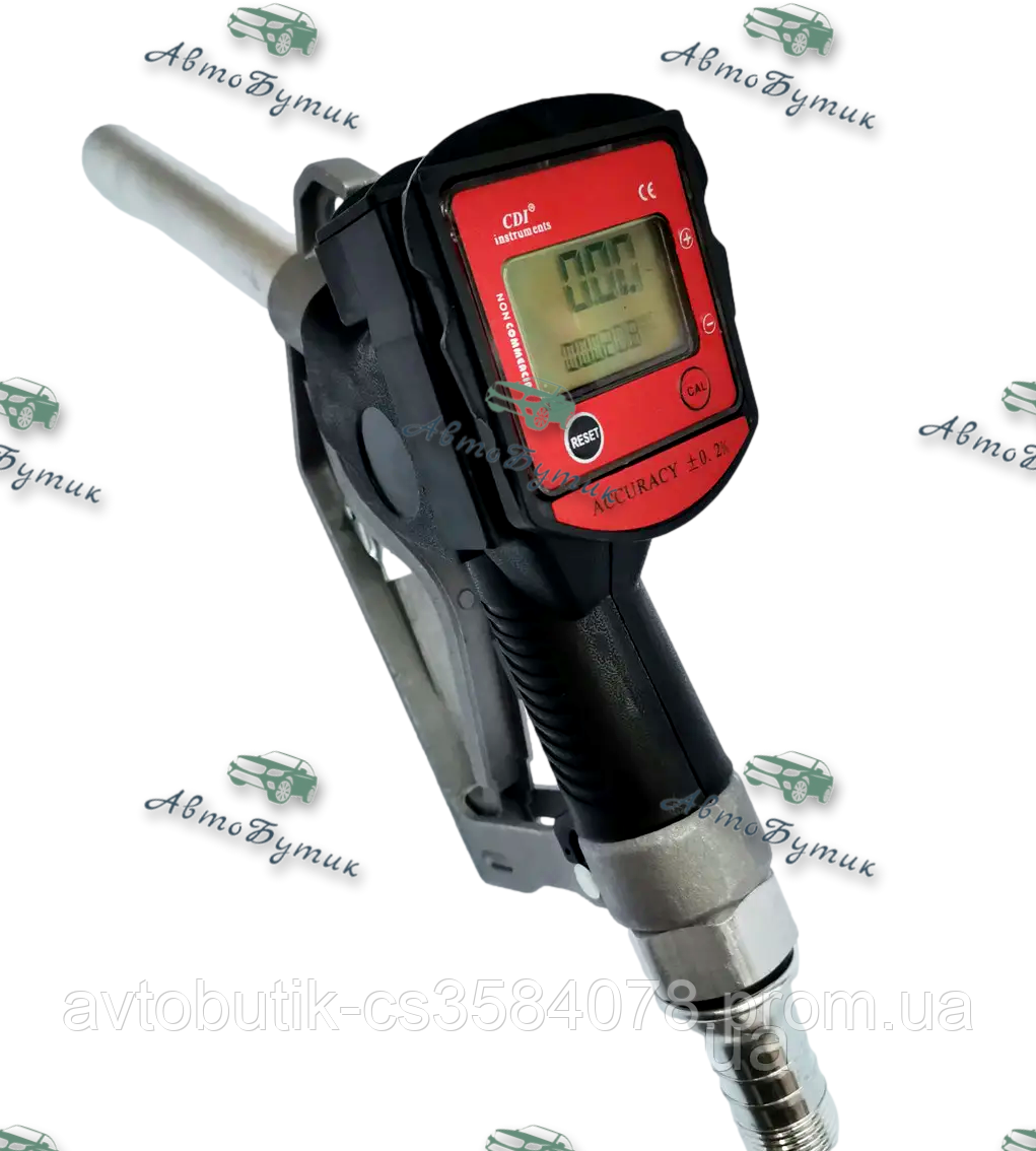 Пістолет паливозаправний із вбудованим лічильником DK, фото 1