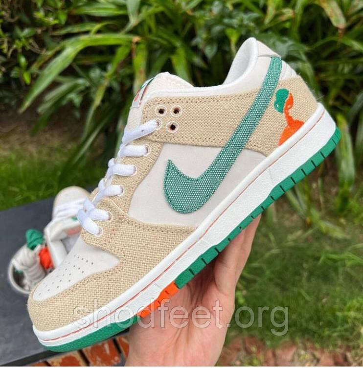 Кросівки чоловічі Jarritos x Nike Dunk SB Low Phantom & Malachite, фото 1
