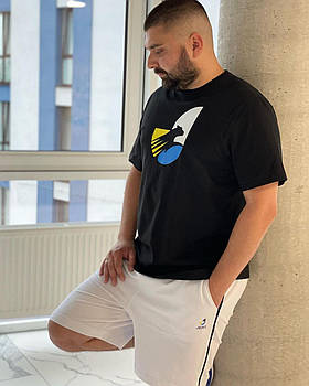 Спортивна чоловіча футболка JERT колір чорний розмір L mebelime