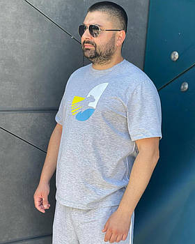 Чоловіча спортивна футболка JERT колір сірий розмір M mebelime