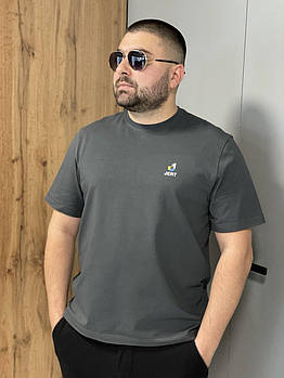 Чоловіча футболка спортивна JERT темно-сірий, розмір XL mebelime