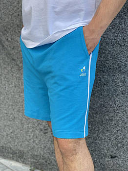Спортивні чоловічі шорти JERT блакитні літні, розмір XL mebelime