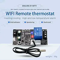 Терморегулятор XY-WFT1 WiFi 12В/10A Термостат Регулятор Отопления