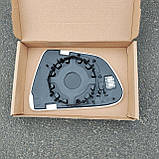 Tesla Model 3 (Тесла Модел 3) 2017- скло дзеркала (вкладиш, дзеркальний елемент) лівий, фото 4