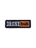 Шеврон (патч) DRONE hub на липучке