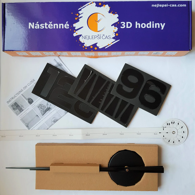 3д годинник дуже великий настінний Арабські2 чорний комплектація 3д годинник дуже великий настінний Арабські2 чорний комплектація