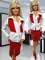 Одежда для кукол Барби Barbie - жилет, юбка и блуза