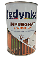Jedynka Impregnat z Woskiem - просочення для деревини зовнішнього застосування (Білий), 0,9 л