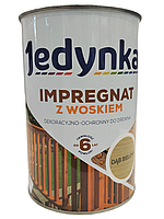 Jedynka Impregnat z Woskiem - пропитка для древесины наружного применения (Беленый дуб), 0.9 л