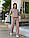 Брючний костюм-двійка з подовженою спинкою, арт.486, колір фреза, фіалковий колір, фото 2