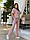 Брючний костюм-двійка з подовженою спинкою, арт.486, колір фреза, фіалковий колір, фото 8