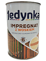 Jedynka Impregnat z Woskiem - пропитка для древесины наружного применения (Орех), 0.9 л