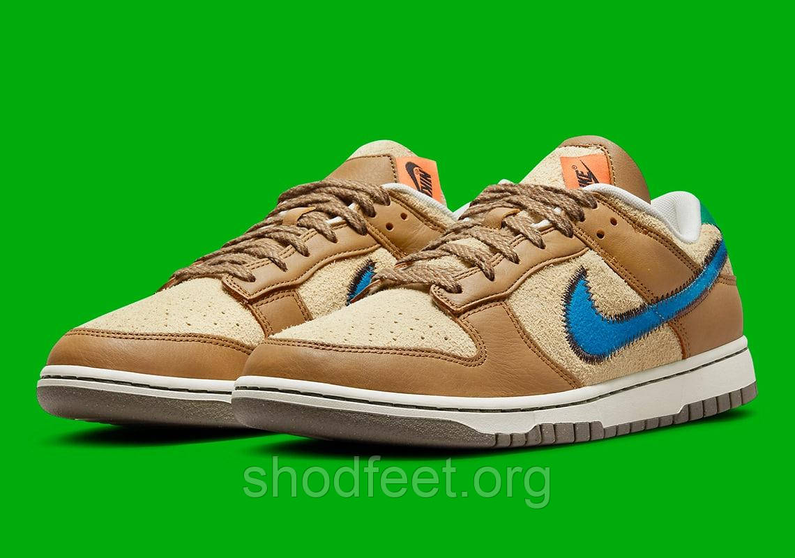 Чоловічі кросівки size? x Nike Dunk Low 'Dark Driftwood', фото 1