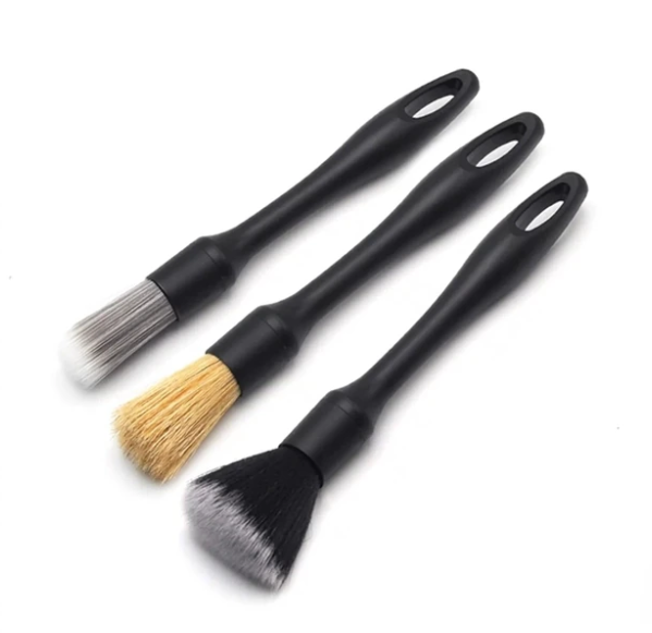 Набір щіток для детейлінгу авто 3 шт, фото 1