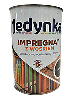 Jedynka Impregnat z Woskiem - просочення для деревини зовнішнього застосування (Чорне дерево), 0.9 л