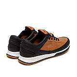 Літні кросівки коричневі шкіряні чоловічі, фото 10