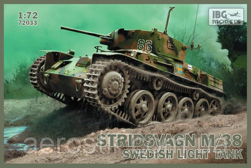 Танк STRIDSVAGN M/38 1/72 IBG 72033, фото 1