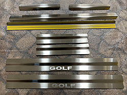 Захист порогів - накладки на пороги Volkswagen GOLF V 5-дверцята з 2004-2008 рр. (Standart)