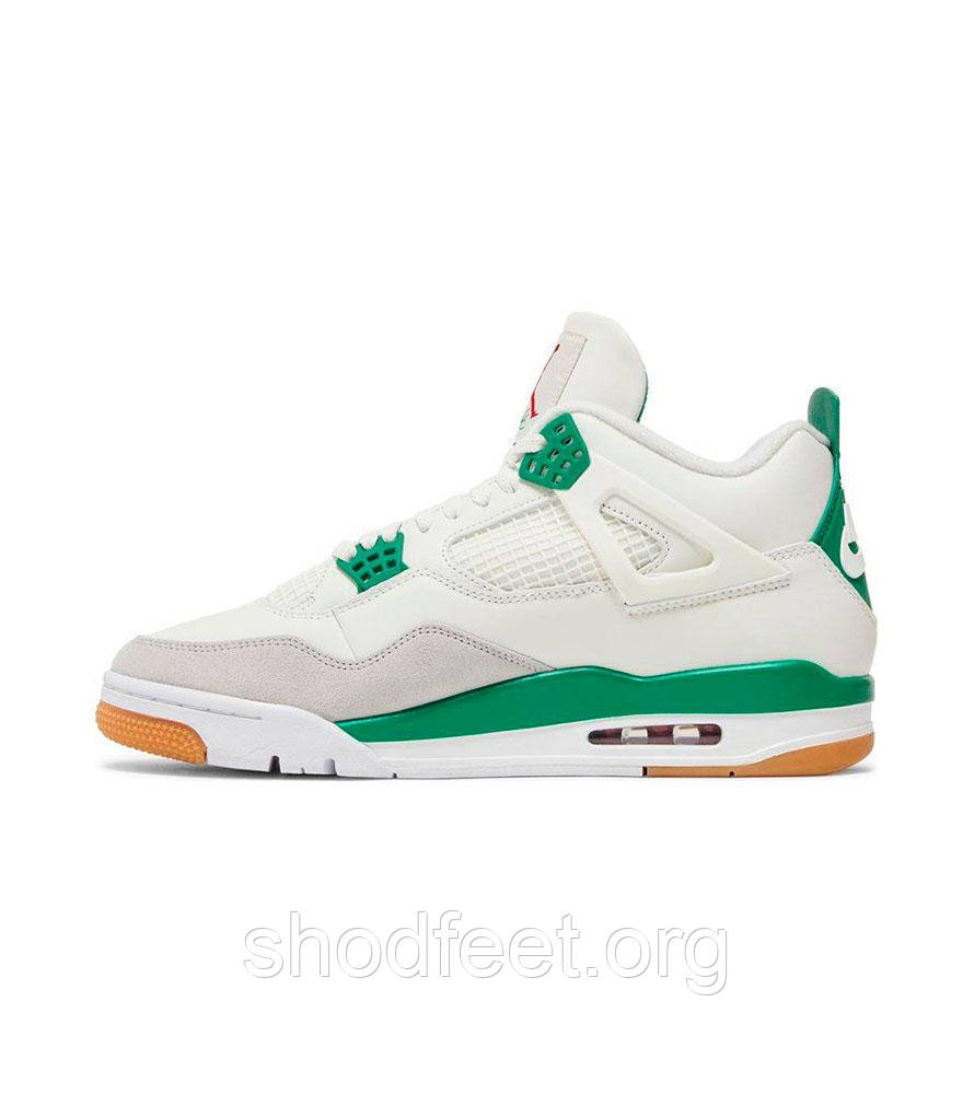 Мужские кроссовки Nike SB x Air Jordan 4 Pine Green (ID#1856067479