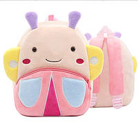 Дитячий плюшевий рюкзак для малюків дівчаток Метелик 2-4 роки