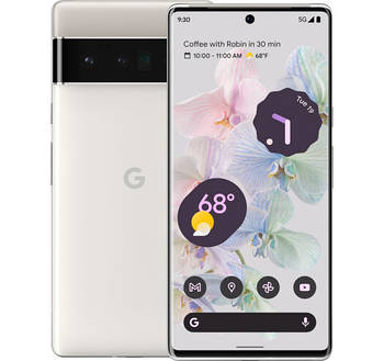 Смартфон Google Pixel 6 Pro 12/128 GB Cloudy White, екран 6.7", AMOLED, 50+48+12/11Мп, IP68, 1sim, 4G (LTE)